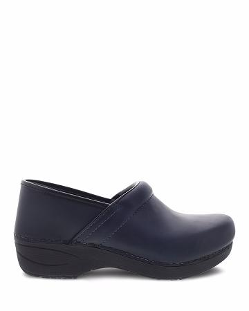 Slip Resistant Shoes Dansko XP 2.0 Imperméables Pull Up Femme Bleu Marine | FR 019XYU